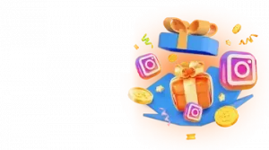 Colorful image with gift boxes and social media icons, symbolizing the exclusive bonuses available through Dragon Money's messenger platforms, emphasizing connectivity and rewards.